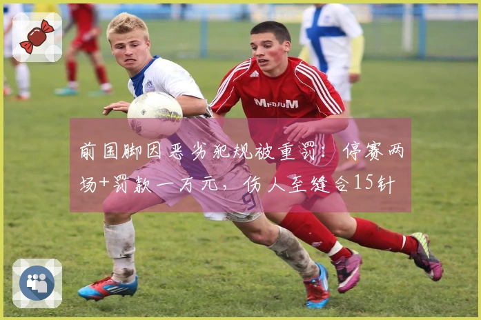 前国脚因恶劣犯规被重罚：停赛两场+罚款一万元，伤人至缝合15针